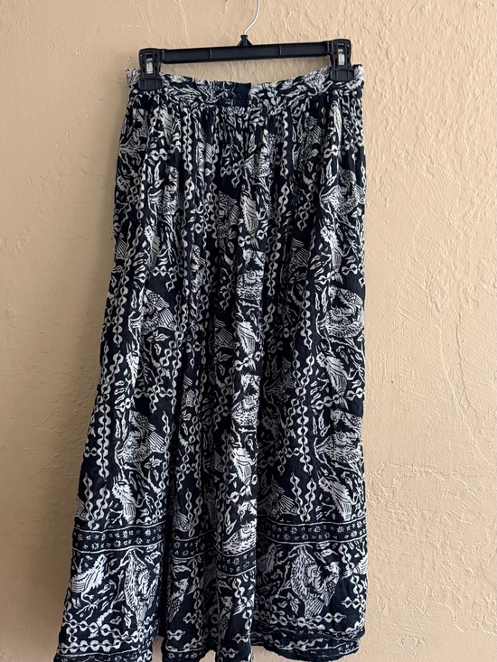 anli Dresses & Skirts - Women’s Black & White Printed Maxi Skirt